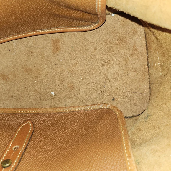 🦆Vintage Dooney & Bourke Doctor Bag Satchel British Tan Crossbody🦆 - Picture 9 of 11